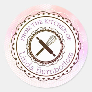 Baking utensils whisk from the kitchen of sticker