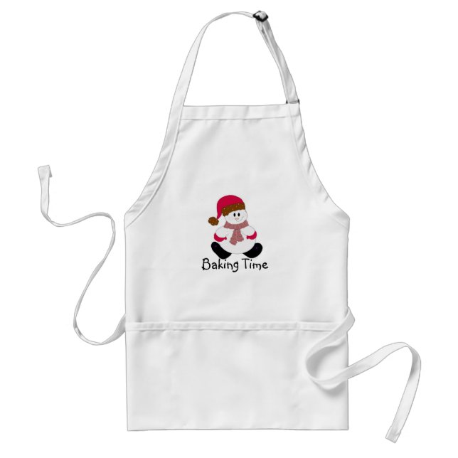 Baking With Frosty Adult Apron (Front)