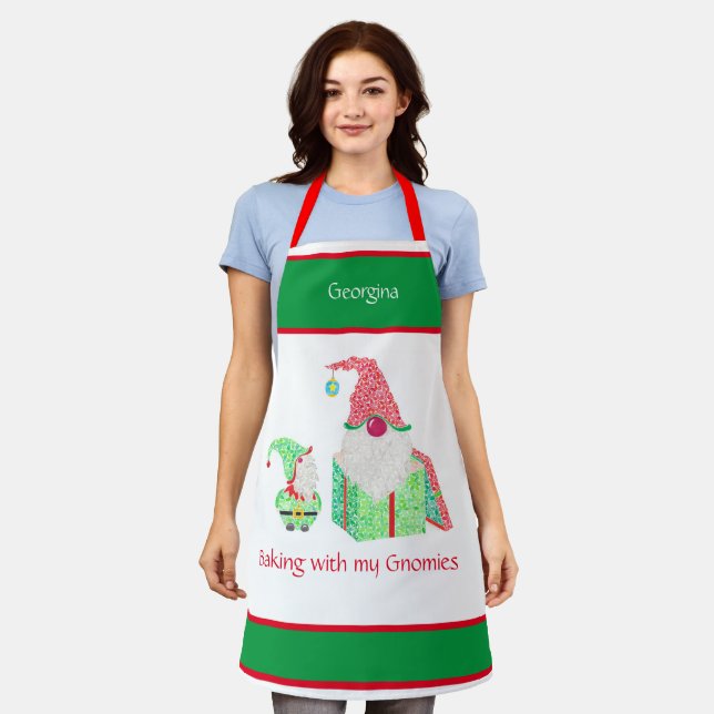 Baking with my Gnomies Apron (Worn)