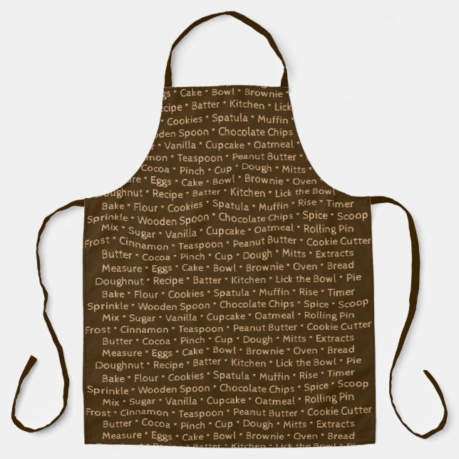 Baking Words Apron (Front)