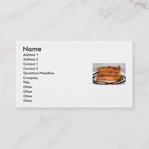 Baklava Business Card