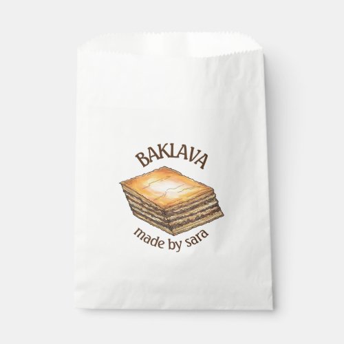 Baklava Dessert Pastry Greek Food Bakery Made By Favor Bag