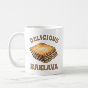 Baklava Sweet Filo Honey Dessert Pastry Greek Food Coffee Mug