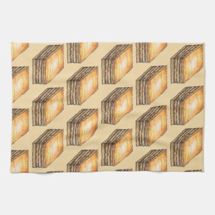 Baklava Sweet Filo Honey Dessert Pastry Greek Food Kitchen Towel