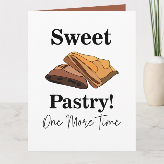 Baklava Sweet Pastry Foodie Card (Front)
