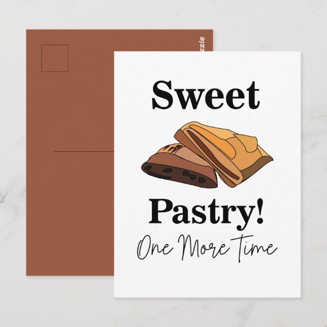 Baklava Sweet Pastry Foodie Postcard (Front/Back)
