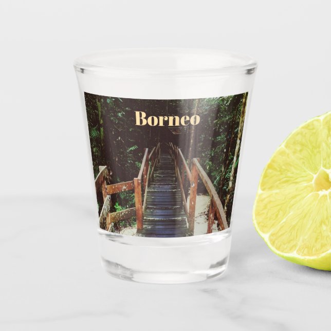 Bako National Park - Borneo Shot Glass (Front)