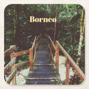 Bako National Park - Borneo Square Paper Coaster