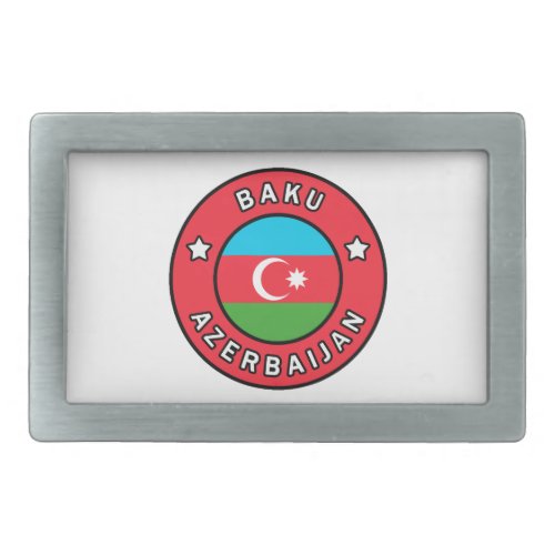 Baku Azerbaijan Belt Buckle