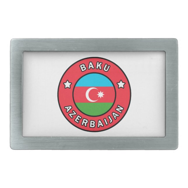 Baku Azerbaijan Belt Buckle (Front)