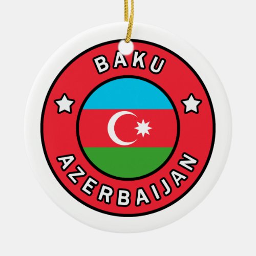 Baku Azerbaijan Ceramic Ornament
