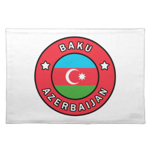 Baku Azerbaijan Cloth Placemat