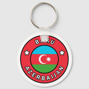 Baku Azerbaijan Keychain