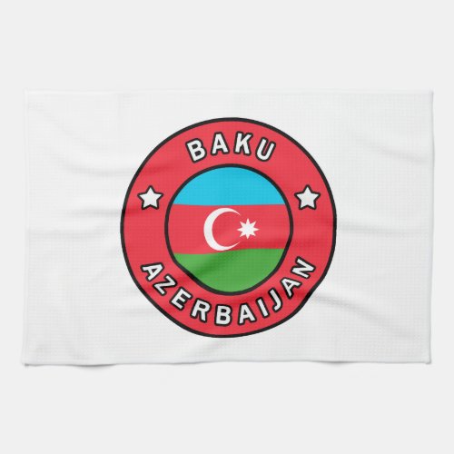 Baku Azerbaijan Kitchen Towel