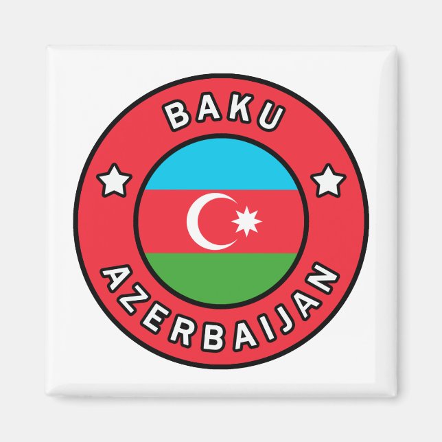 Baku Azerbaijan Magnet (Front)