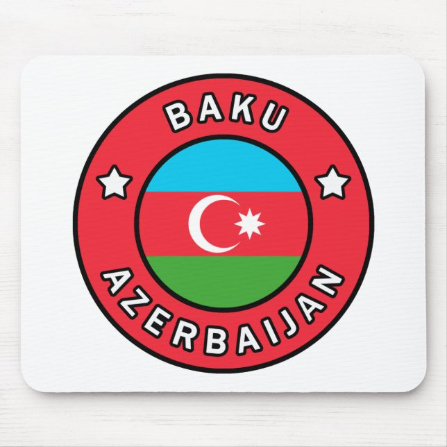Baku Azerbaijan Mouse Pad (Front)