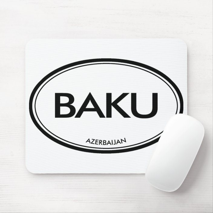 Baku, Azerbaijan Mouse Pad