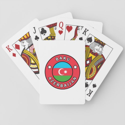 Baku Azerbaijan Poker Cards