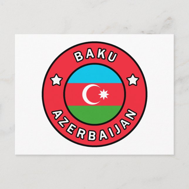 Baku Azerbaijan Postcard (Front)