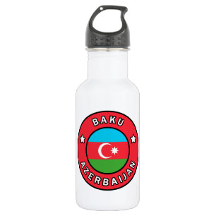Baku Azerbaijan Stainless Steel Water Bottle