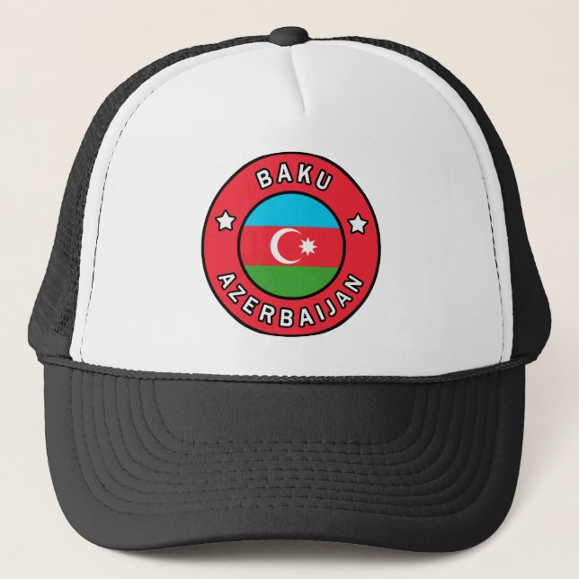 Baku Azerbaijan Trucker Hat (Front)