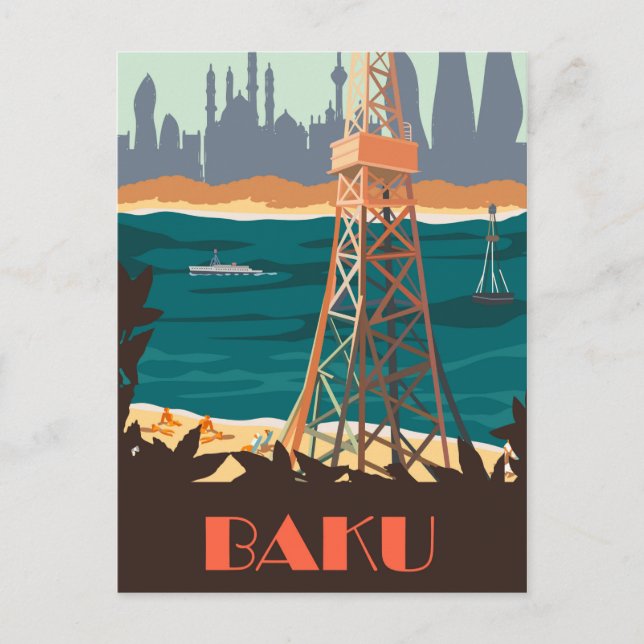 Baku Postcard (Front)