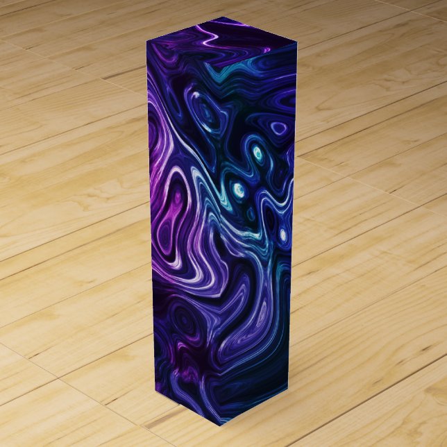 baku whisper - dark marble : wine box (Front)