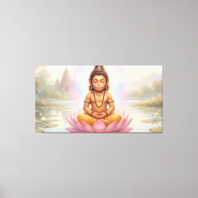 Bal Hanuman Canvas Print (Front)