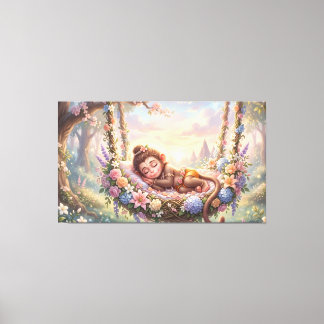 Bal Hanuman Canvas Print