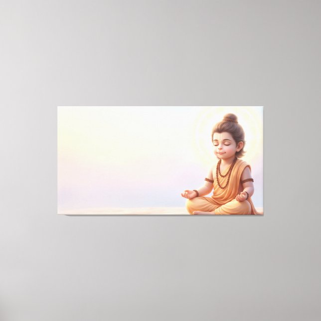 Bal Hanuman Canvas Print (Front)