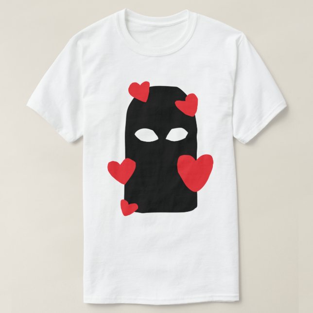 Balaklava and love T-Shirt (Design Front)
