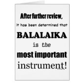 Balalaika Most Important Instrument (Front)