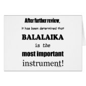 Balalaika Most Important Instrument (Front Horizontal)