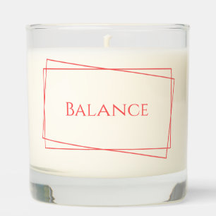 Balance - a small Thank You Scented Candle