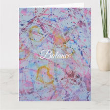 ​"Balance" Abstract Watercolor & Wax Resistance