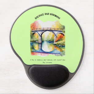 BALANCE AND HARMONY GEL MOUSE PAD
