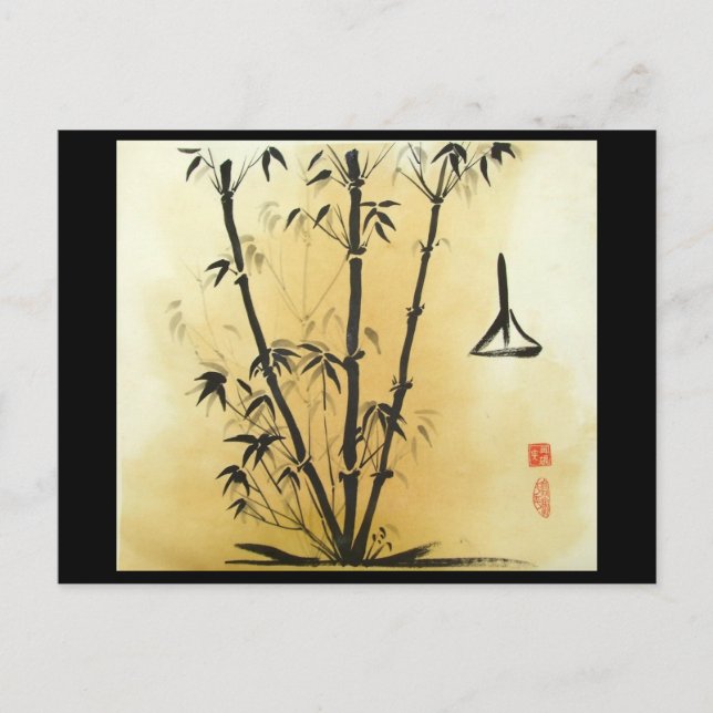 Balance Bamboo Postcard (Front)