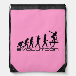 Balance Beam Gymnastics Sports Drawstring Bag