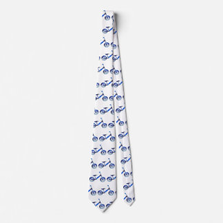 Balance Bike Watercolor Art Neck Tie