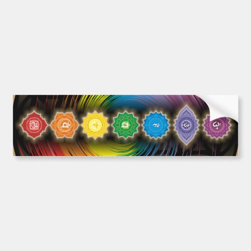 Balance chakra Yoga Mat Bumper Sticker