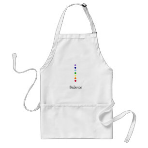 Balance - Chakras Line graphic Apron