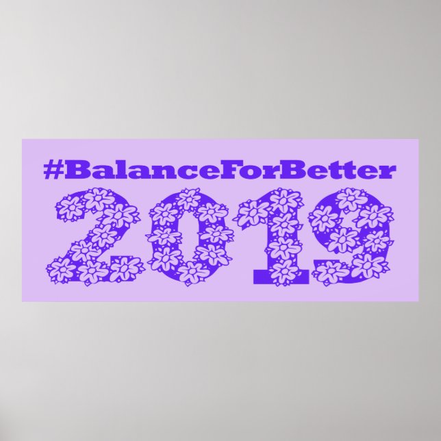 Balance For Better International Women's Day 2019 Poster (Front)