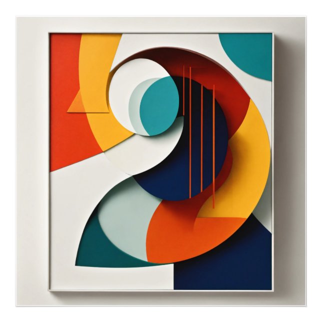 Balance in Form A Minimalist Abstract Photo Print (Front)