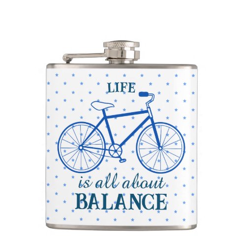 Balance Life like a Bicycle Flask