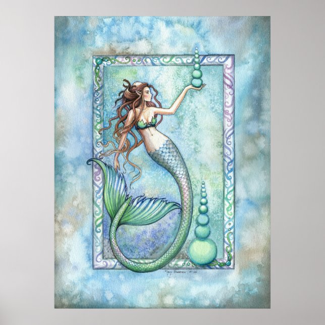 Balance Mermaid Poster by Molly Harrison (Front)