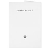 "Balance" Modern Art Card (5" x 7") (Back)