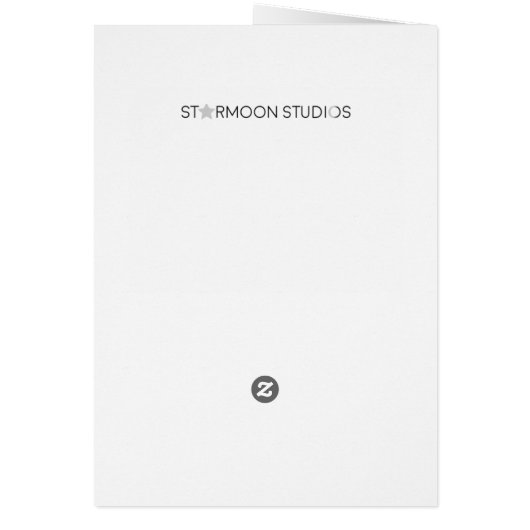 "Balance" Modern Art Card (5" x 7") (Back)