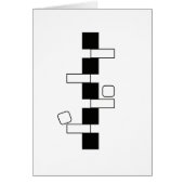 "Balance" Modern Art Card (5" x 7") (Front)