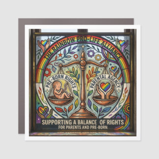 Balance Of Rights Between Parents and Pre-Born Car Magnet