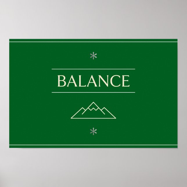 Balance Poster (Front)